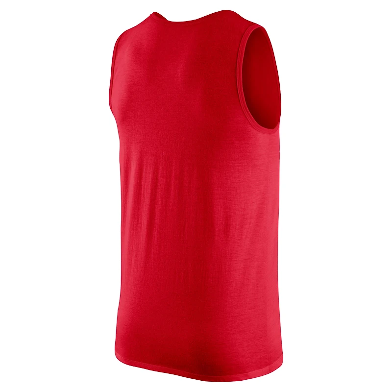 Men's Nike Red Georgia Bulldogs Tank Top