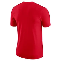T-shirt rouge Georgia Bulldogs Wordmark Stadium pour homme de Nike