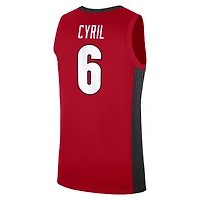 Men's Nike Somto Cyril Red Georgia Bulldogs NIL Basketball Replica Player Jersey