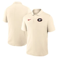 Polo Nike Tan Georgia Bulldogs pour homme avec logo Victory Performance