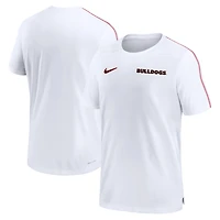 Haut de performance Nike Georgia Bulldogs 2024 Sideline Coach pour homme