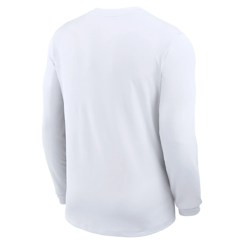 Men's Nike Georgia Bulldogs 2025 Sideline Coach UV Dri-FIT Long Sleeve Shirt