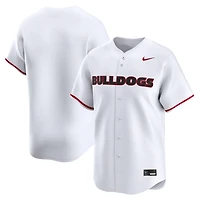 Maillot de baseball Nike blanc Georgia Bulldogs pour homme, édition limitée