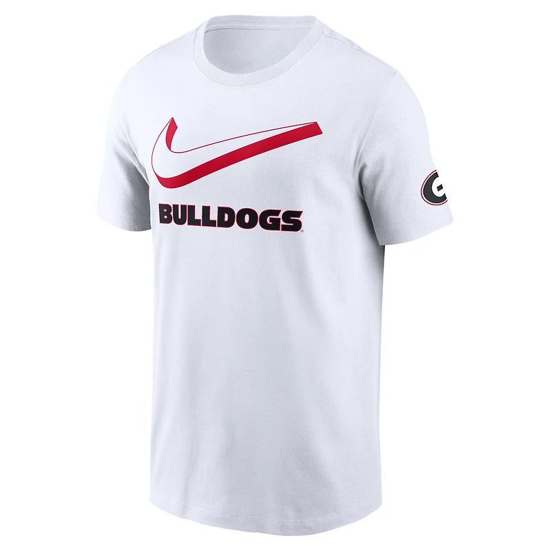 T-shirt Nike blanc Georgia Bulldogs Primetime à deux points pour homme