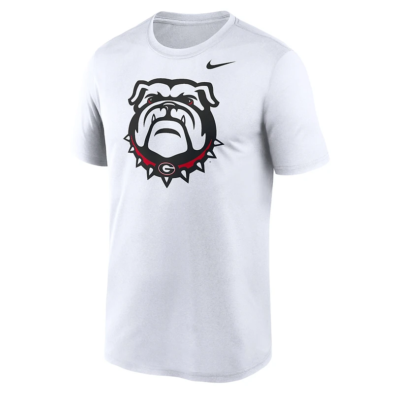 T-shirt Nike blanc avec logo alternatif des Georgia Bulldogs Primetime Legend pour homme