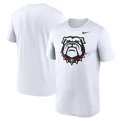 Men's Nike White Georgia Bulldogs Primetime Legend Alternate Logo T-Shirt