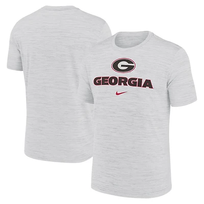 T-shirt Nike blanc Georgia Bulldogs Primetime Velocity pour homme
