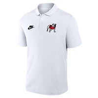 Polo Nike blanc Georgia Bulldogs Primetime Victory Legacy Vault Performance pour homme