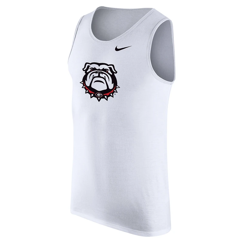 Débardeur Nike blanc Georgia Bulldogs pour homme