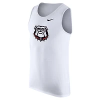 Débardeur Nike blanc Georgia Bulldogs pour homme