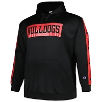 Sweat à capuche en polaire pour hommes Profile Black Georgia Bulldogs Big & Tall