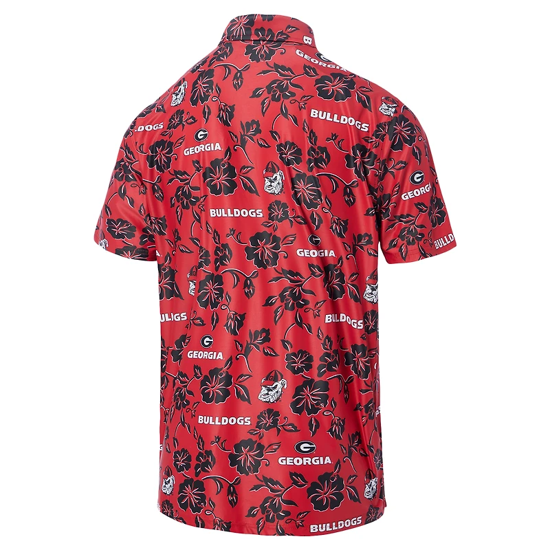 Polo de performance Reyn Spooner pour hommes, rouge, Georgia Bulldogs