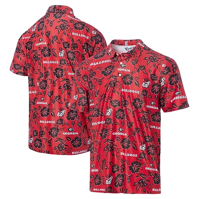 Polo de performance Reyn Spooner pour hommes, rouge, Georgia Bulldogs