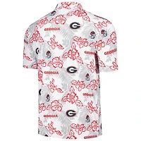 Polo de performance Reyn Spooner blanc Georgia Bulldogs pour hommes