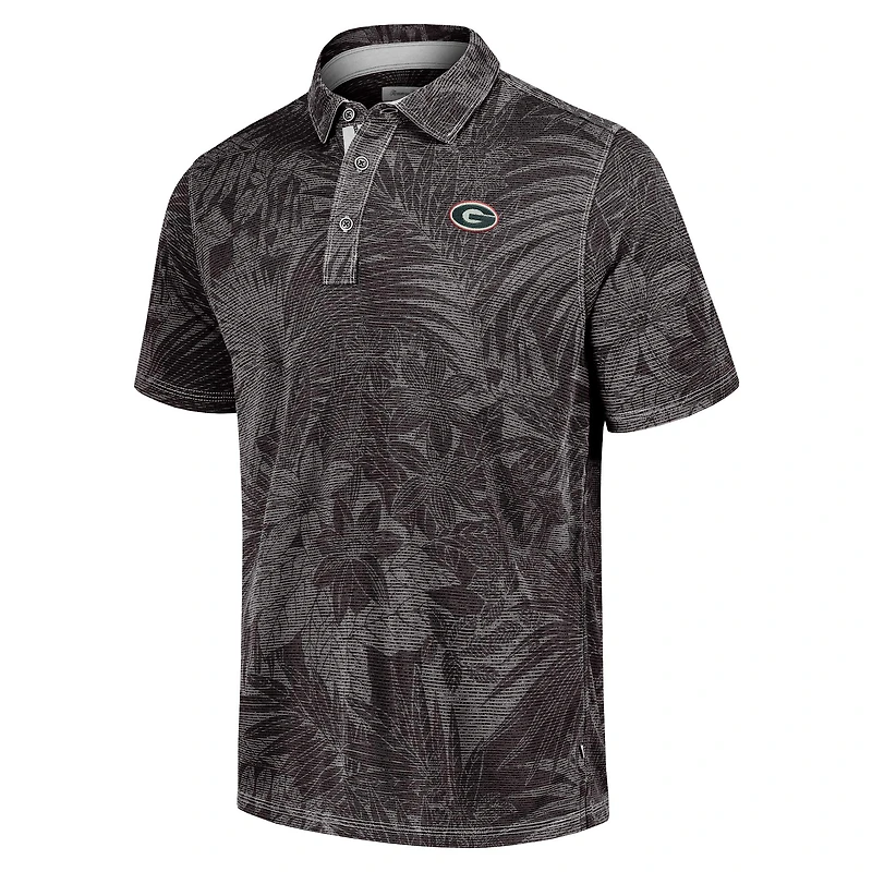 Polo Tommy Bahama noir pour homme Georgia Bulldogs Big & Tall Sport Santiago Paradise