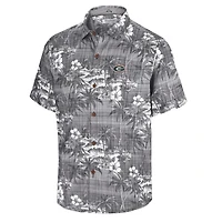 Men's Tommy Bahama Black Georgia Bulldogs Coconut Point Palmetta IslandZone Camp Button-Up Shirt
