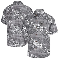 Men's Tommy Bahama Black Georgia Bulldogs Coconut Point Palmetta IslandZone Camp Button-Up Shirt