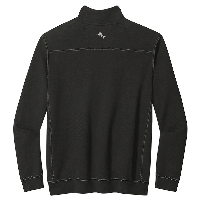 Men's Tommy Bahama Black Georgia Bulldogs Montego Bay Quarter-Zip Top