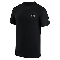 T-shirt Tommy Bahama pour hommes, Bulldogs de Géorgie noirs sauvés par la vague