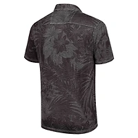 Polo Tommy Bahama noir pour homme, Georgia Bulldogs Sport Santiago Paradise