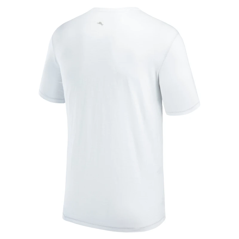 T-shirt de plage Tommy Bahama blanc Georgia Bulldogs Sport Bali pour hommes