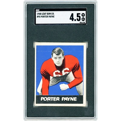 Porter Payne Georgia Bulldogs 1948 Leaf Gum Co. #95 SGC Authenticated 4.5 Card