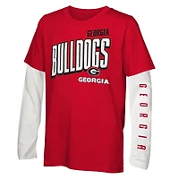 Ensemble de t-shirts 3 en 1 pour enfants d'âge préscolaire Outerstuff Georgia Bulldogs Mix