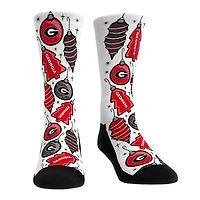 Rock Em Socks Georgia Bulldogs Unisex Holiday 3-Pack Crew