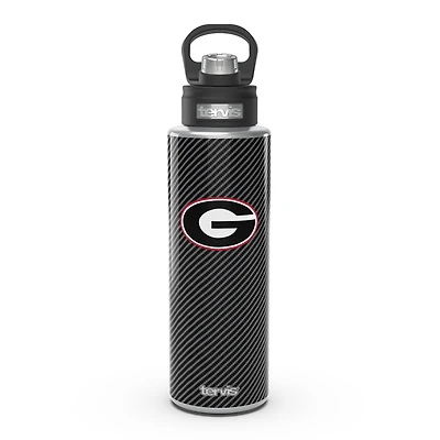 Tervis Géorgie Bulldogs 40oz. Bouteille d'eau à large goulot en fibre de carbone