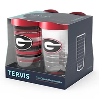 Tervis Georgia Bulldogs paquet de quatre 16oz. Ensemble de gobelets classiques