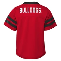Ensemble haut et pantalon à col en V rouge/noir pour tout-petits Outerstuff Georgia Bulldogs Red Zone