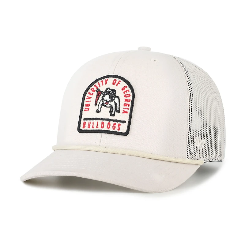 Unisex '47  Cream Georgia Bulldogs Core & Inline Gravestone Adjustable Trucker Hat