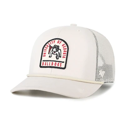 Unisex '47  Cream Georgia Bulldogs Core & Inline Gravestone Adjustable Trucker Hat