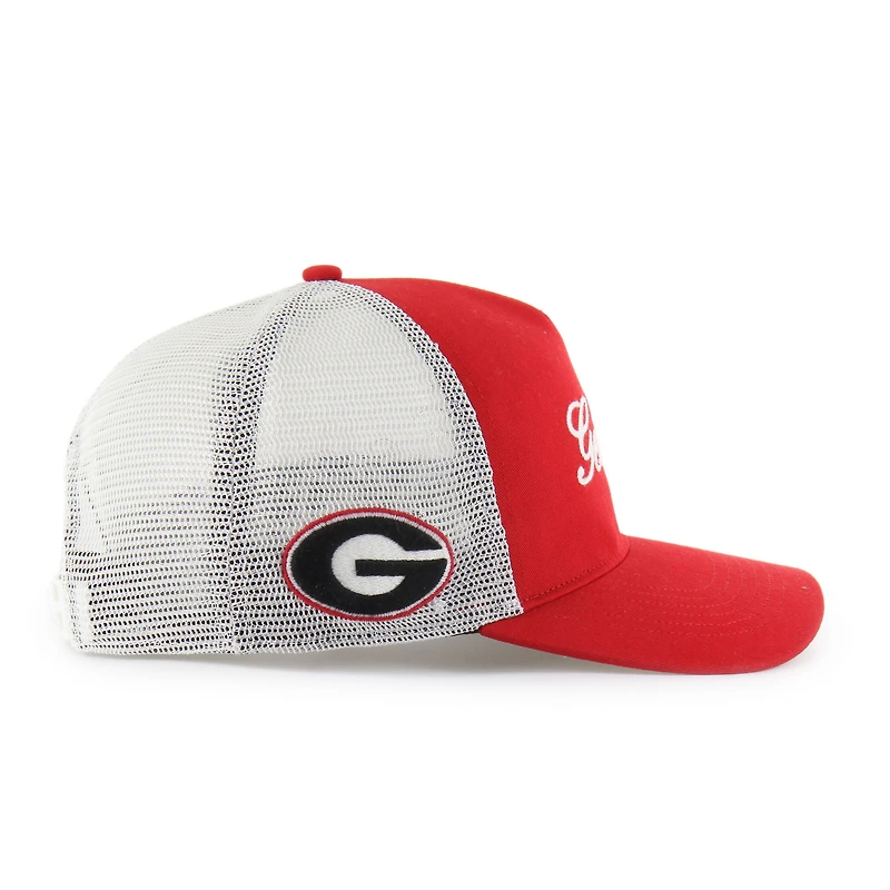 Unisex '47 Red Georgia Bulldogs Contemporary Basics Foundation Trucker Hitch Adjustable Hat