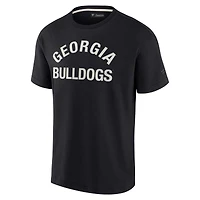 T-shirt unisexe Fanatics Black Georgia Bulldogs Elements super doux à manches courtes