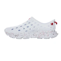 Chaussures unisexes Kane Footwear blanches Georgia Bulldogs Speckle Recovery