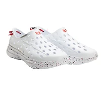 Chaussures unisexes Kane Footwear blanches Georgia Bulldogs Speckle Recovery