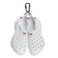 Chaussures unisexes Kane Footwear blanches Georgia Bulldogs Speckle Recovery