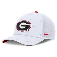 Unisex Nike  White Georgia Bulldogs Country Club Golfin' Rise Trucker Adjustable Hat