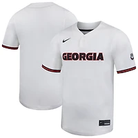Maillot de softball unisexe Nike blanc Georgia Bulldogs en édition limitée