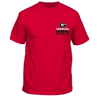 Unisex Red Georgia Bulldogs Feed The Trees Baseball T-Shirt