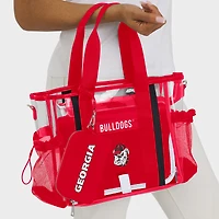 WEAR by Erin Andrews Georgia Bulldogs Clear Stadium Baby Bag