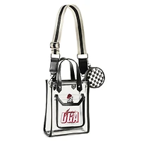 WEAR by Erin Andrews Georgia Bulldogs Sac à bandoulière transparent Stadium avec pochette à monnaie