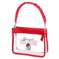 Sac bandoulière mini à chaîne en plastique WEAR by Erin Andrews Georgia Bulldogs