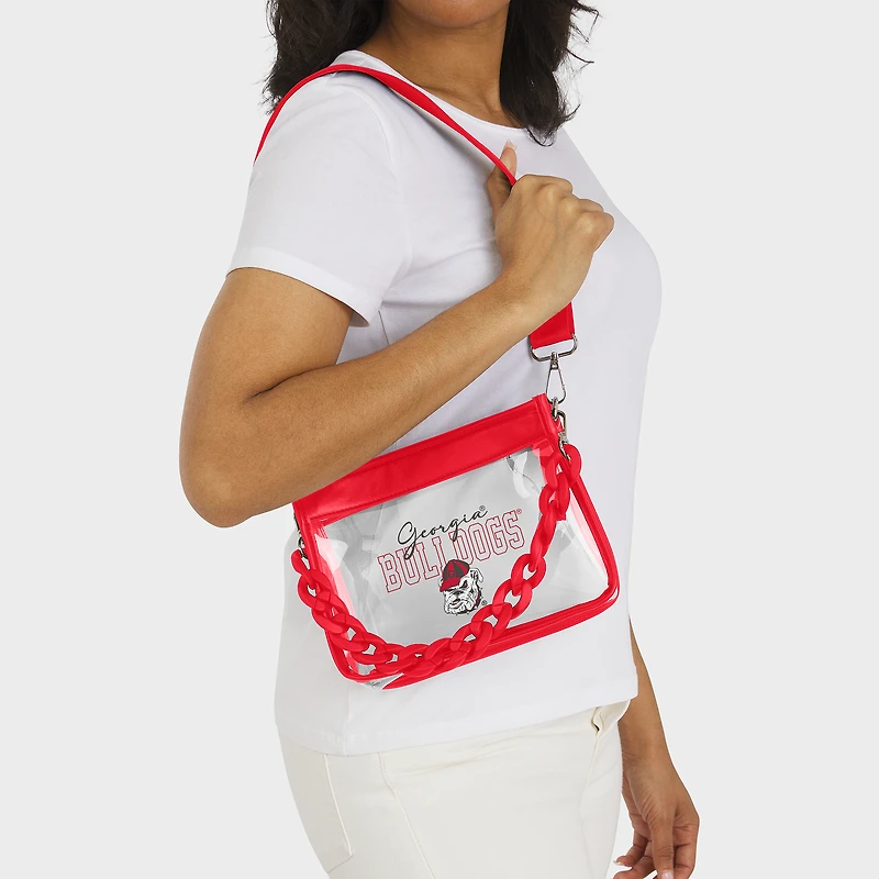 WEAR by Erin Andrews Georgia Bulldogs Plastic Chain Mini Crossbody