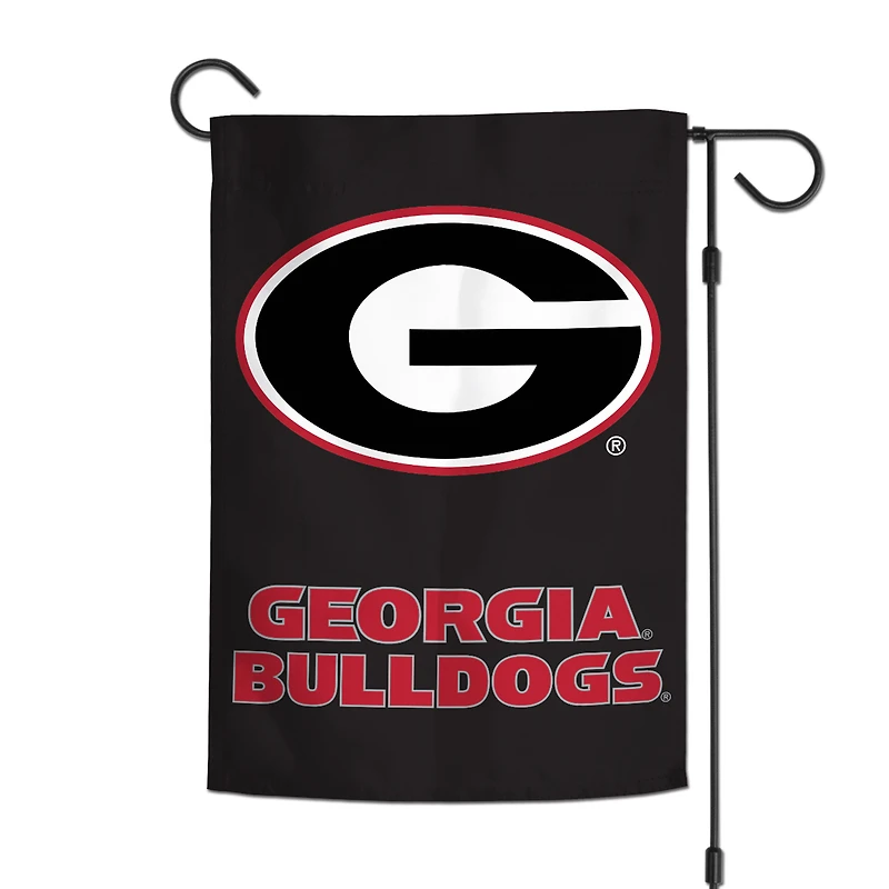 WinCraft Georgia Bulldogs Drapeau de jardin double face 30,5 x 45,7 cm