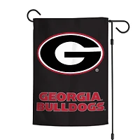 WinCraft Georgia Bulldogs Drapeau de jardin double face 30,5 x 45,7 cm