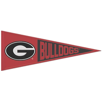 WinCraft Georgia Bulldogs 13" x 32" Fanion avec logo principal en laine