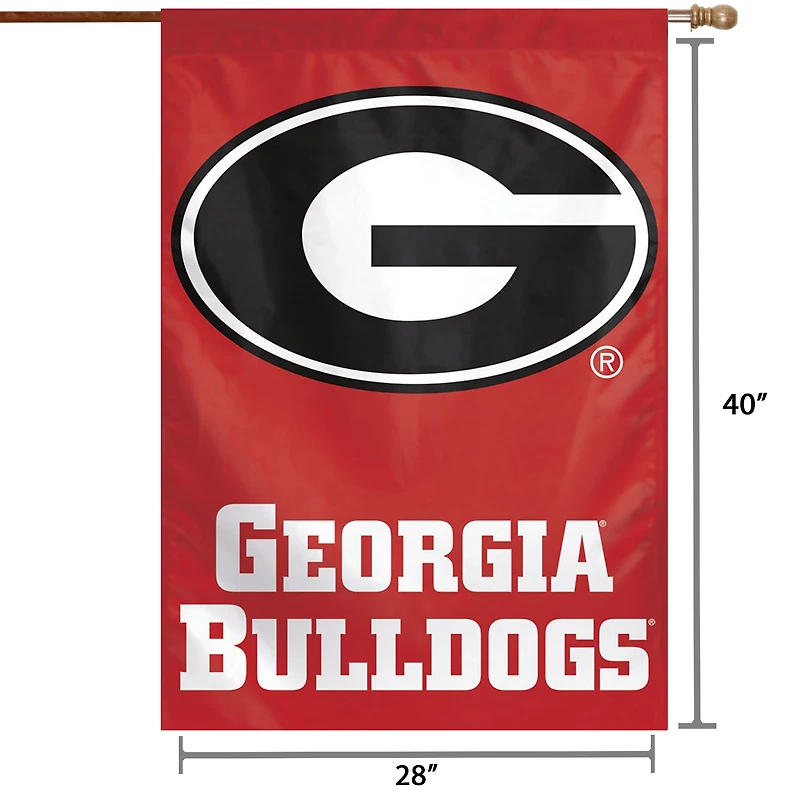 WinCraft Georgia Bulldogs 28" x 40" Big Logo House Flag