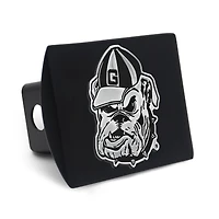 Housse d'attelage WinCraft Georgia Bulldogs Premium en métal chromé avec logo
